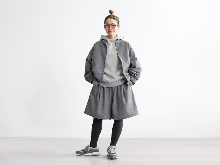 ヴェリテクール Veritecoeur Veritecoeur (ヴェリテクール) ウールフラノブルゾン