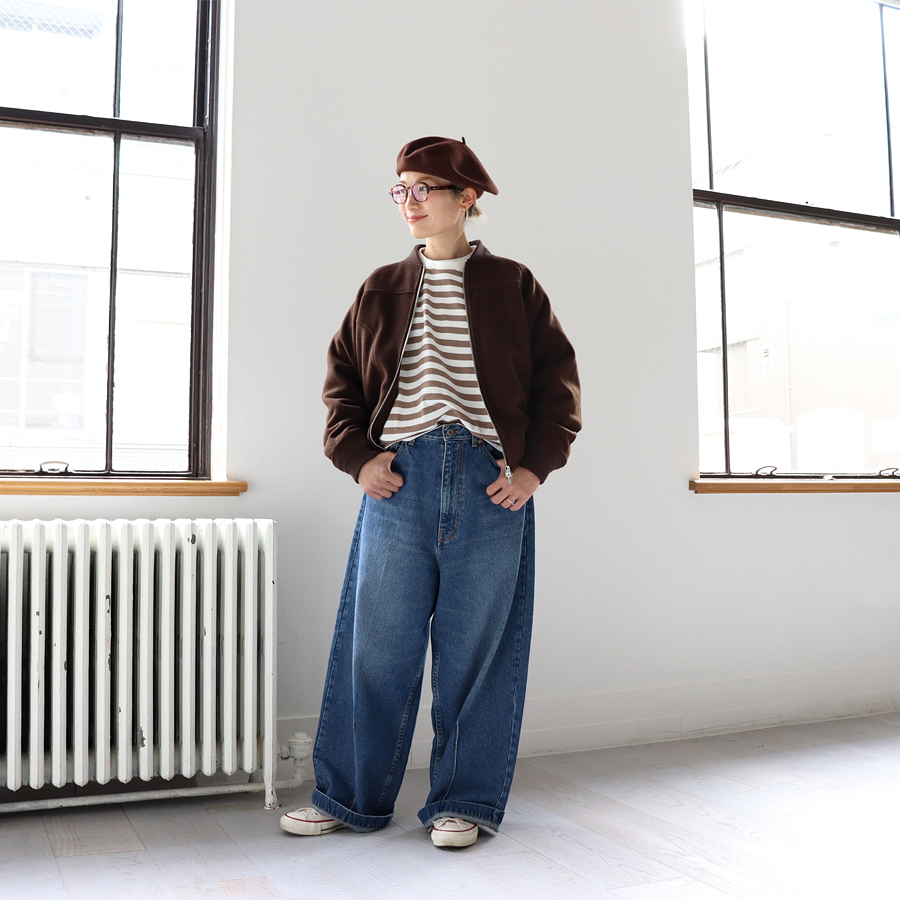 ONE FIFTH (ワンフィフス) ウールメルトン・ブルゾン