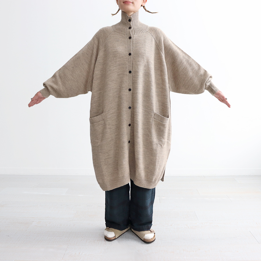 SOIL (ソイル) ウール・ロングカーディガン（全2色）