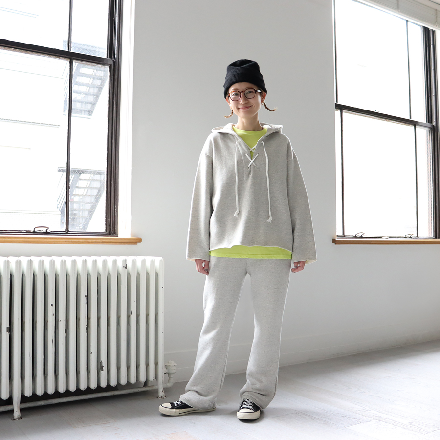 Ohh! (オー) レースアップ・スウェットパーカー