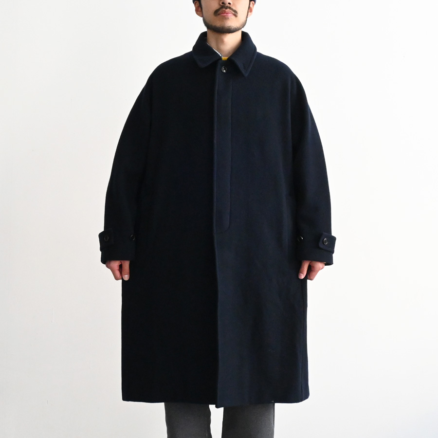 ONE FIFTH (ワンフィフス) ウールメルトン・ステンカラーコート