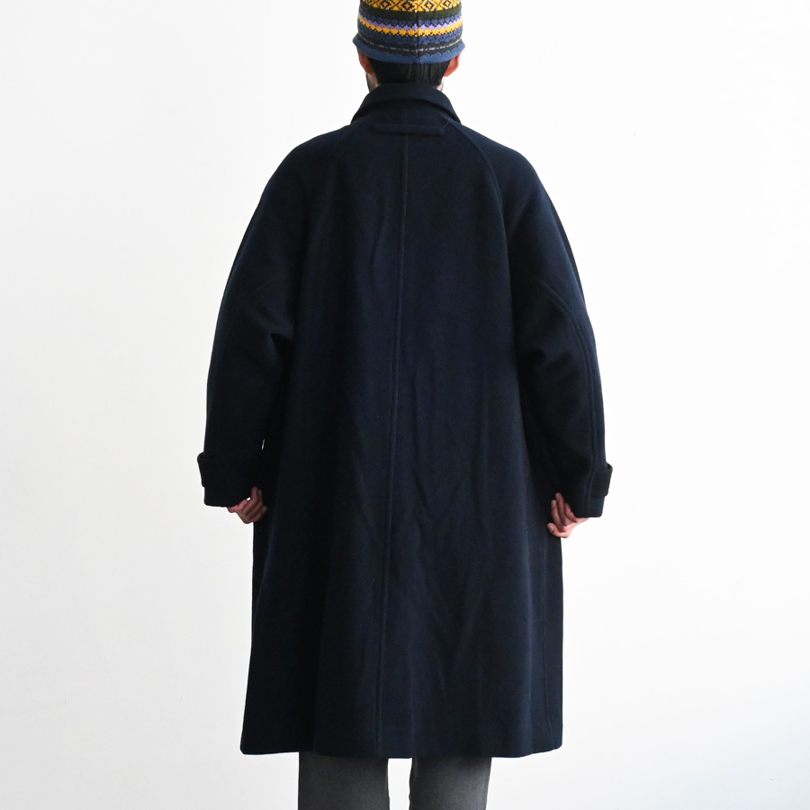 ONE FIFTH (ワンフィフス) ウールメルトン・ステンカラーコート