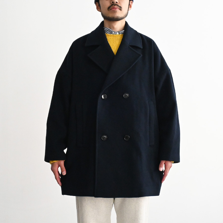 ONE FIFTH (ワンフィフス) ウールメルトン・ダブルコート