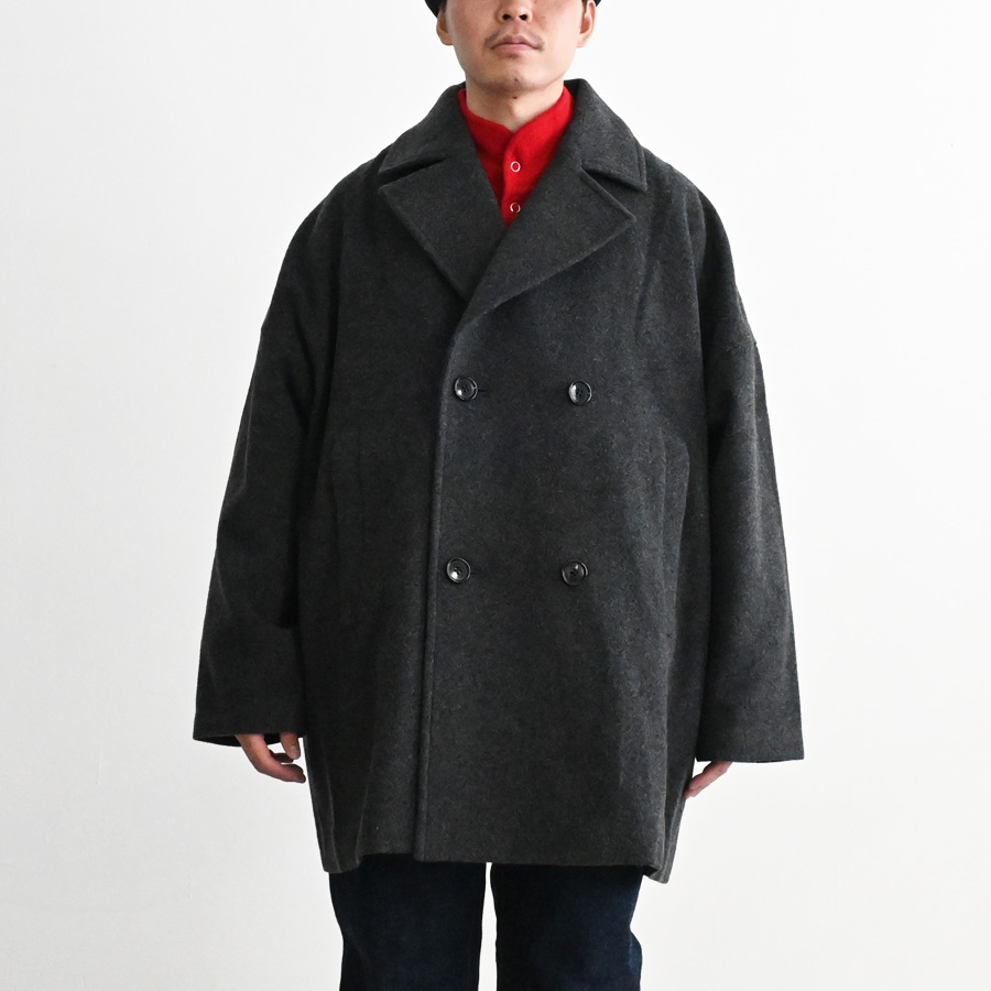 ONE FIFTH (ワンフィフス) ウールメルトン・ダブルコート