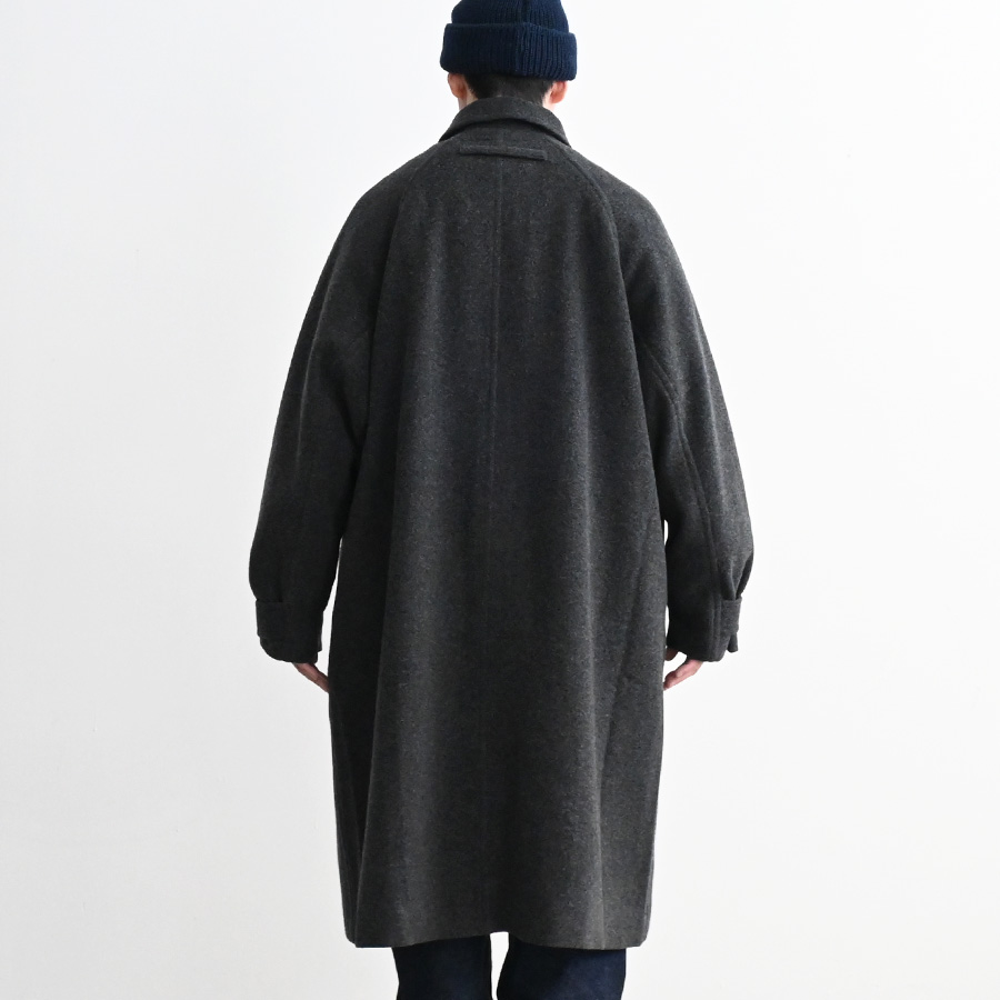 ONE FIFTH (ワンフィフス) ウールメルトン・ステンカラーコート