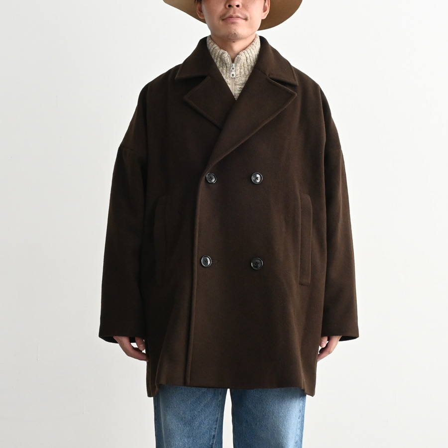 ONE FIFTH (ワンフィフス) ウールメルトン・ダブルコート