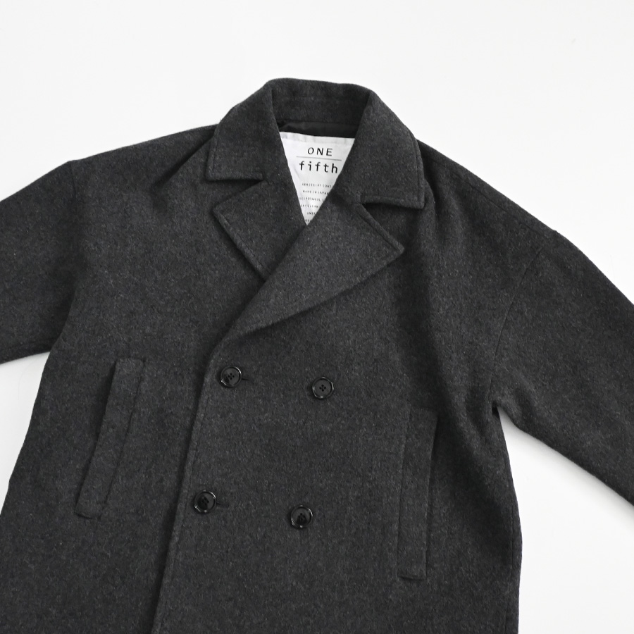 ONE FIFTH(ワンフィフス) ウールメルトン・ダブルコート