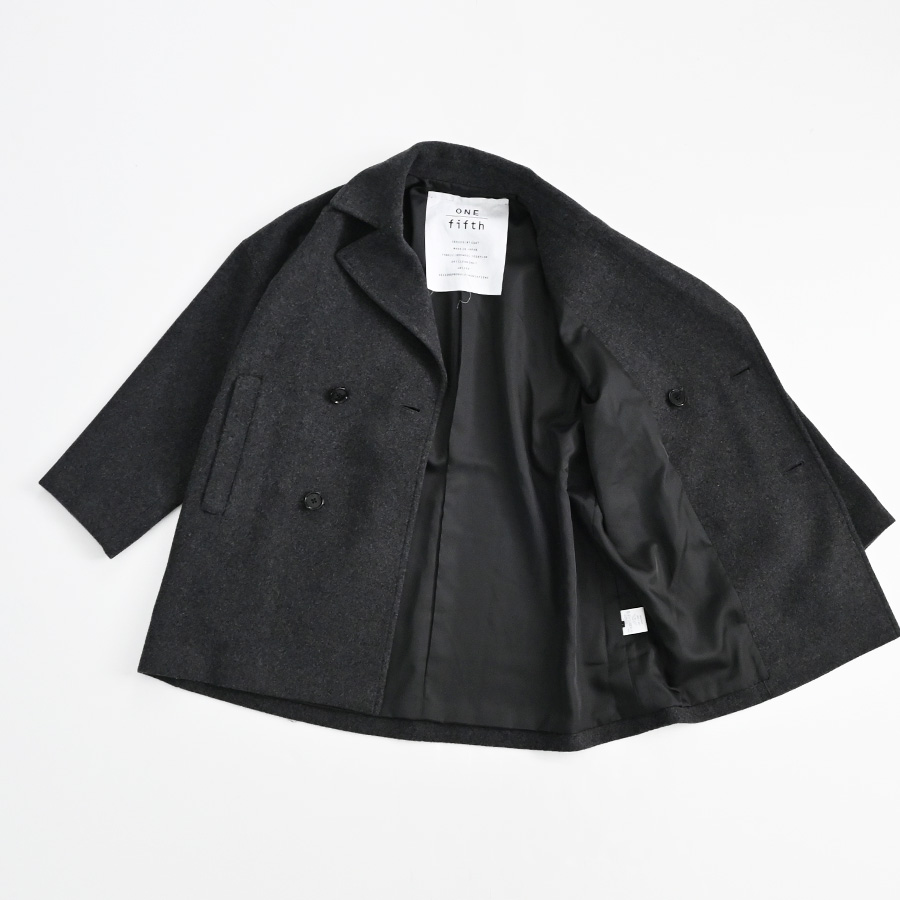 ONE FIFTH(ワンフィフス) ウールメルトン・ダブルコート