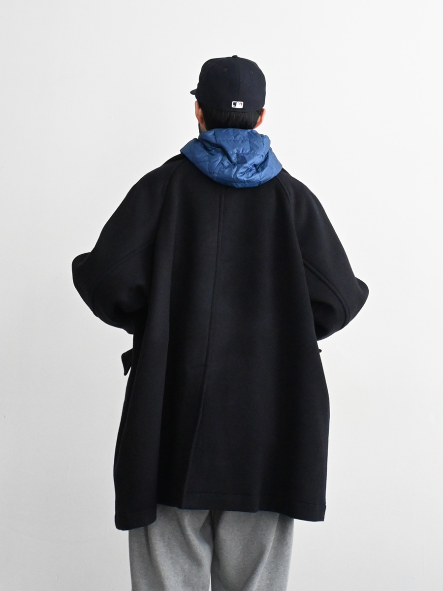 maillot mature(マイヨマチュア) Double Face Beaver Big Pea Coat