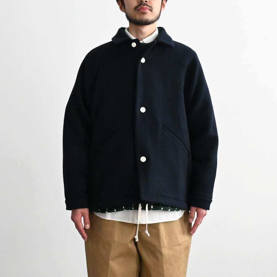 maillot mature(マイヨマチュア) Double Face Beaver Coach Jacket