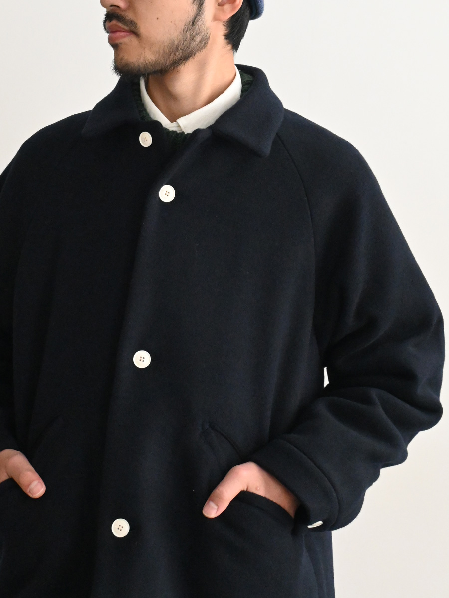 maillot mature(マイヨマチュア) Double Face Beaver Coach Jacket