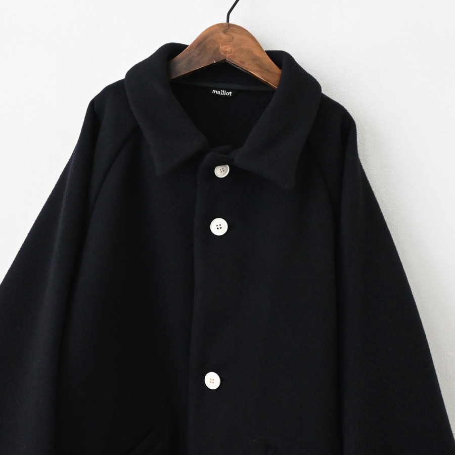 maillot mature(マイヨマチュア) Double Face Beaver Coach Jacket