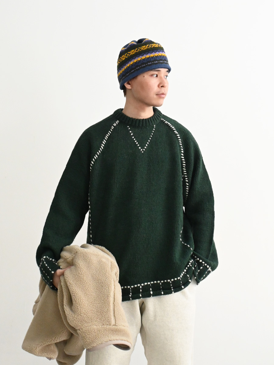 ⭐︎お値下げ⭐︎ワンフィフス　ニットラグランセーター ≪Special Order≫ ONE FIFTH (ワンフィフス) ラグランセーター