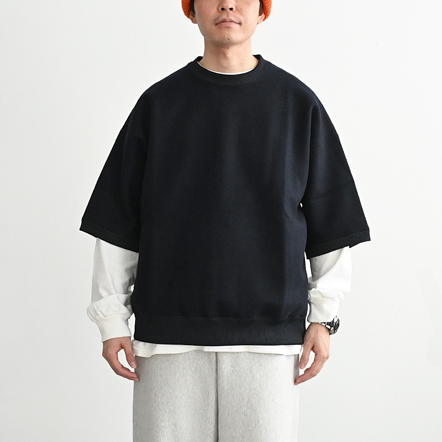 maillot( マイヨ) Cut Melton S/S Trainer (カットメルトン半袖