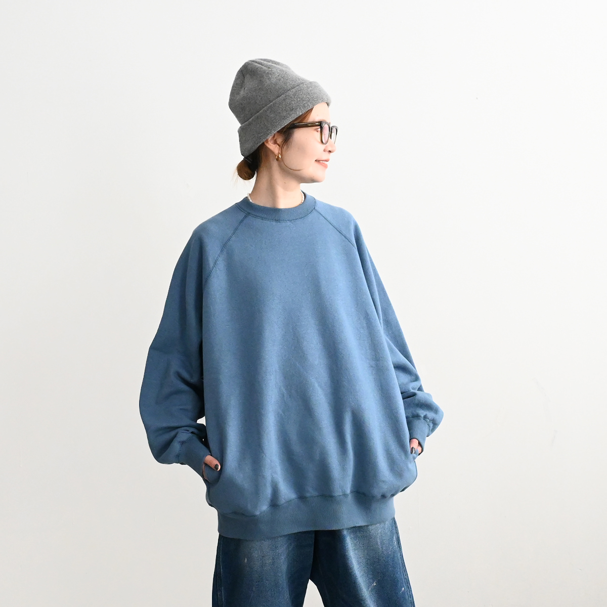 maillot(マイヨ) Soft Warm Sweat Big Crew Trainer (スウェット