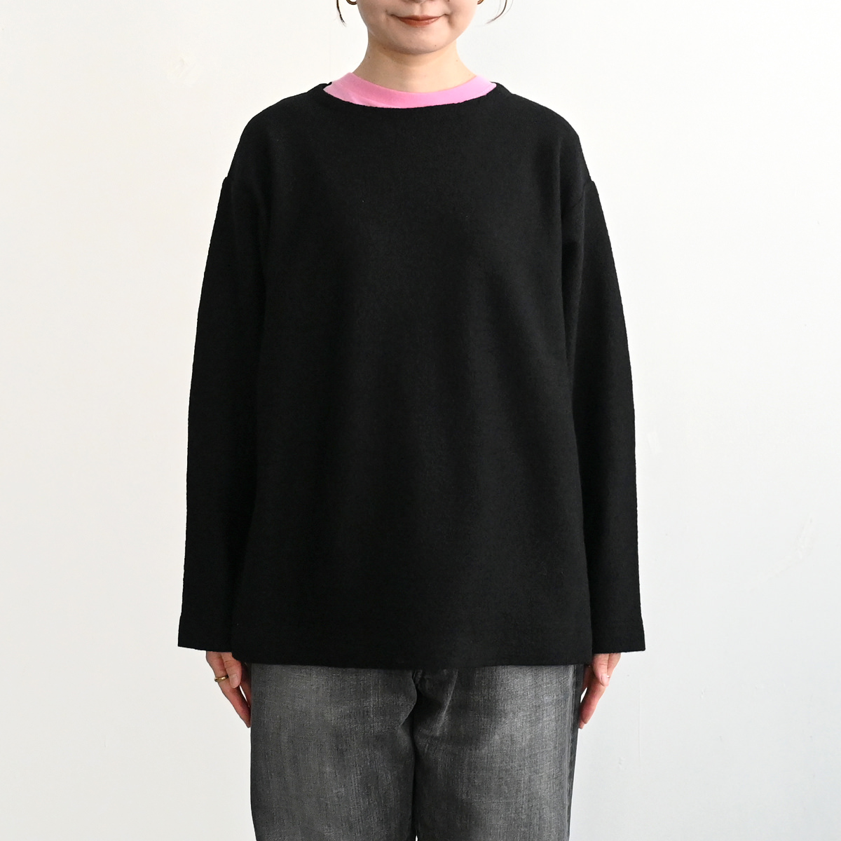 美品【ORDINARY FITS】 BASQUE KNIT ORDINARY FITS(オーディナリーフィッツ）BASQUE KNIT / KN007-325