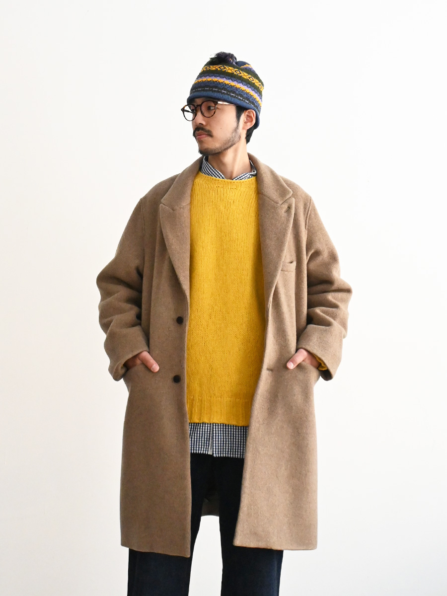 新品 EEL Products (イール) ハウスコート M キャメル 日本製 新品 EEL Products (イール) ハウスコート M キャメル 日本製