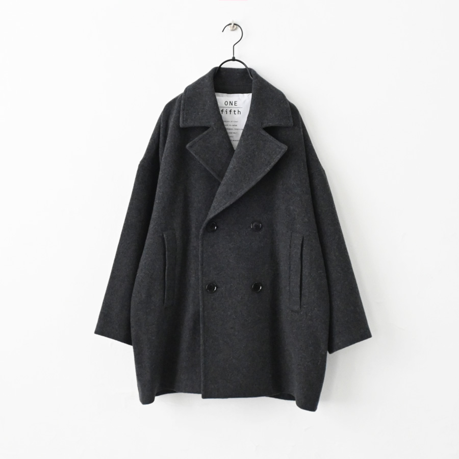 ONE FIFTH (ワンフィフス) ウールメルトン・ダブルコート
