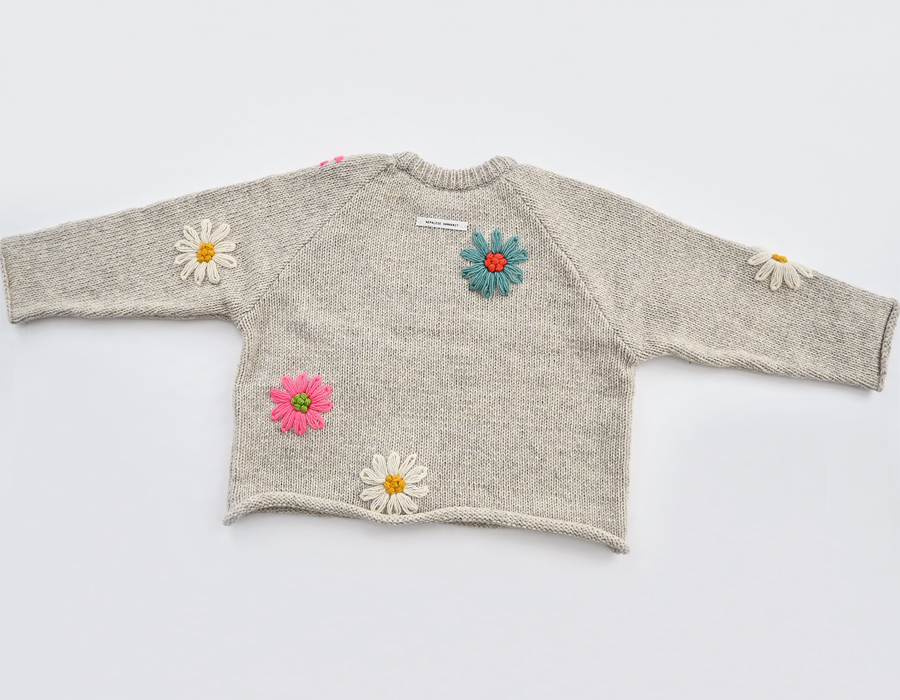 ≪Special Order≫ ONE FIFTH (ワンフィフス) ラグランセーター - Flower