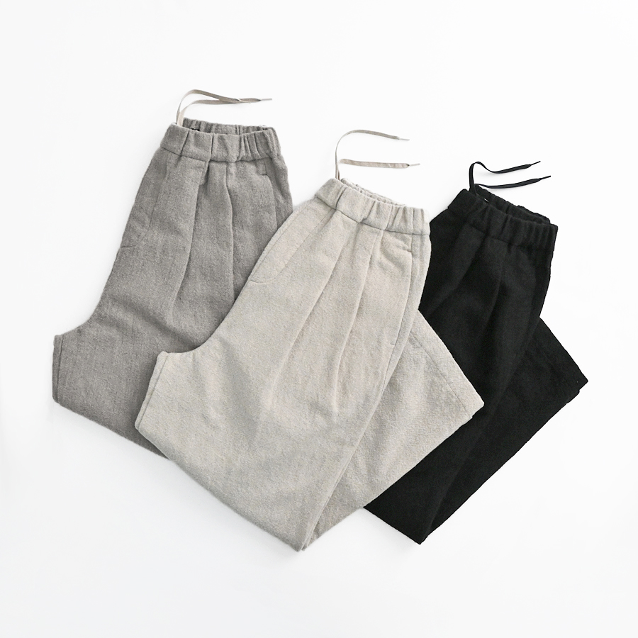 TRAVAIL MANUEL (トラバイユマニュアル) ウールリネンミルド・2タック