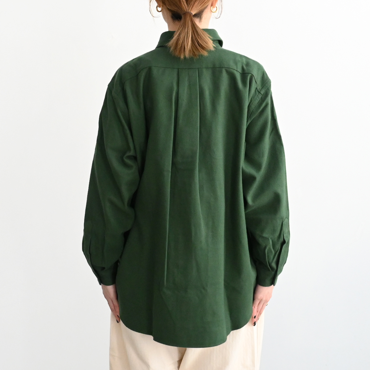 YAECA (ヤエカ） Button Shirt Wide (12052102)