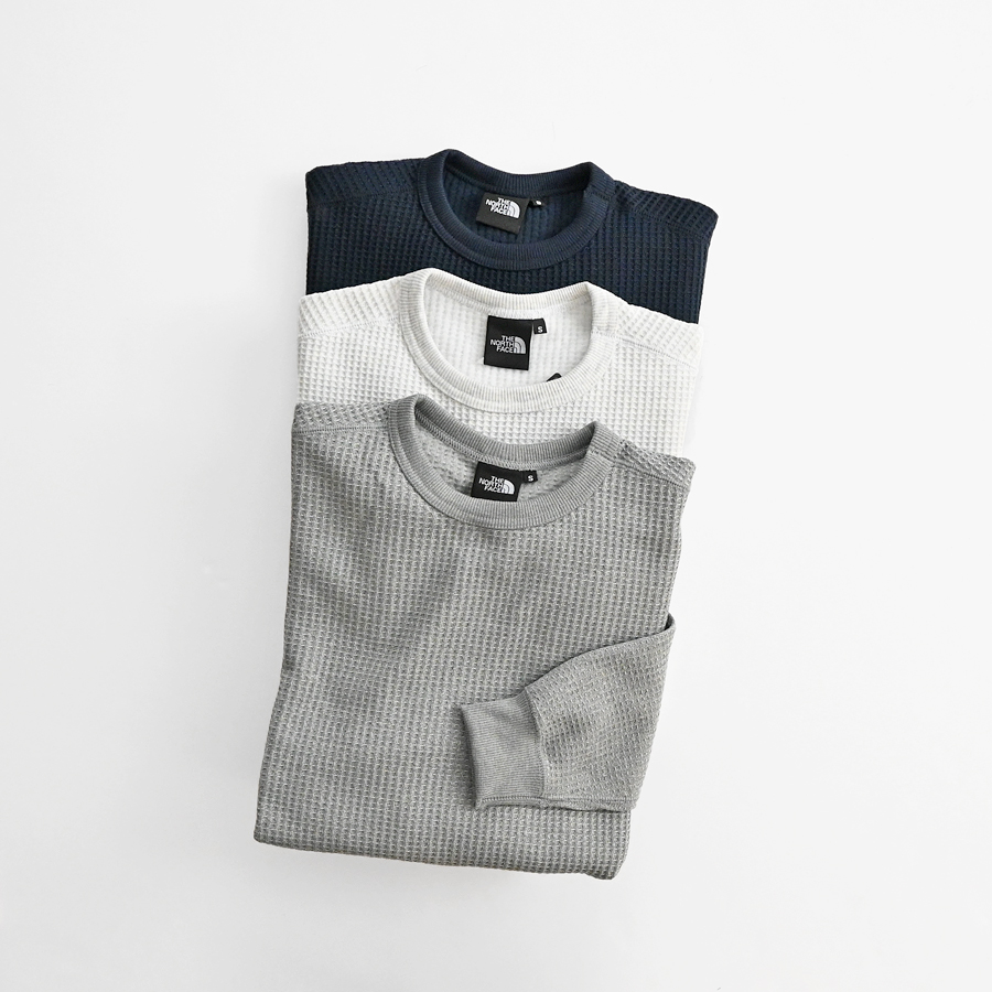 THE NORTH FACE (ザ ノースフェイス) L/S Warm Waffle Crew (ワッフル