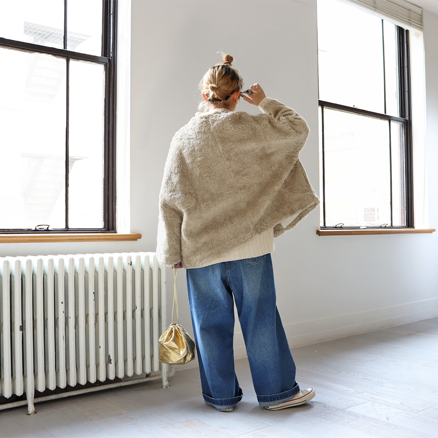 Veritecoeur (ヴェリテクール) リネンウール・ショールジャケット