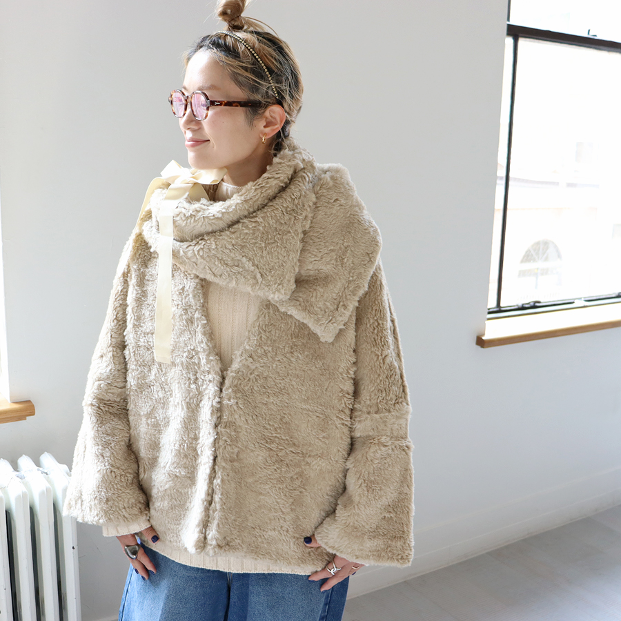 Veritecoeur (ヴェリテクール) リネンウール・ショール