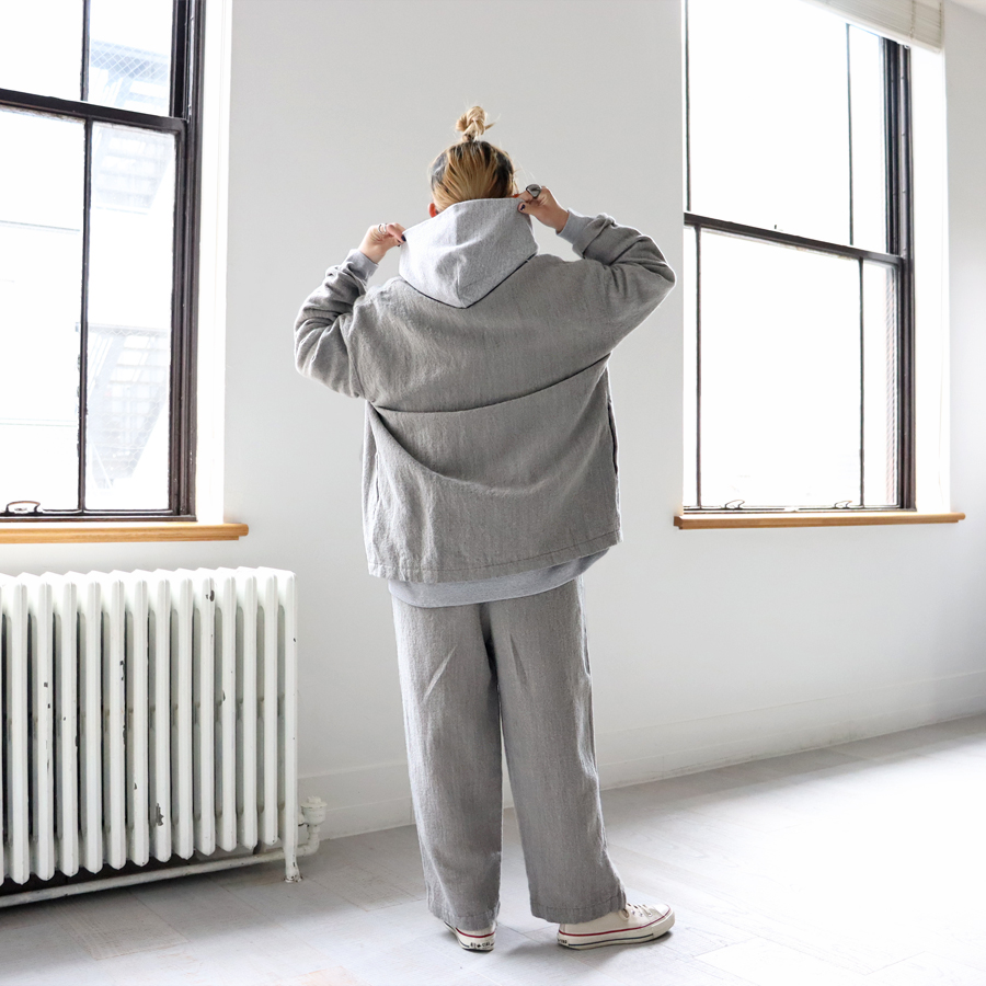 TRAVAIL MANUEL (トラバイユマニュアル) ウールリネンミルド・2タック