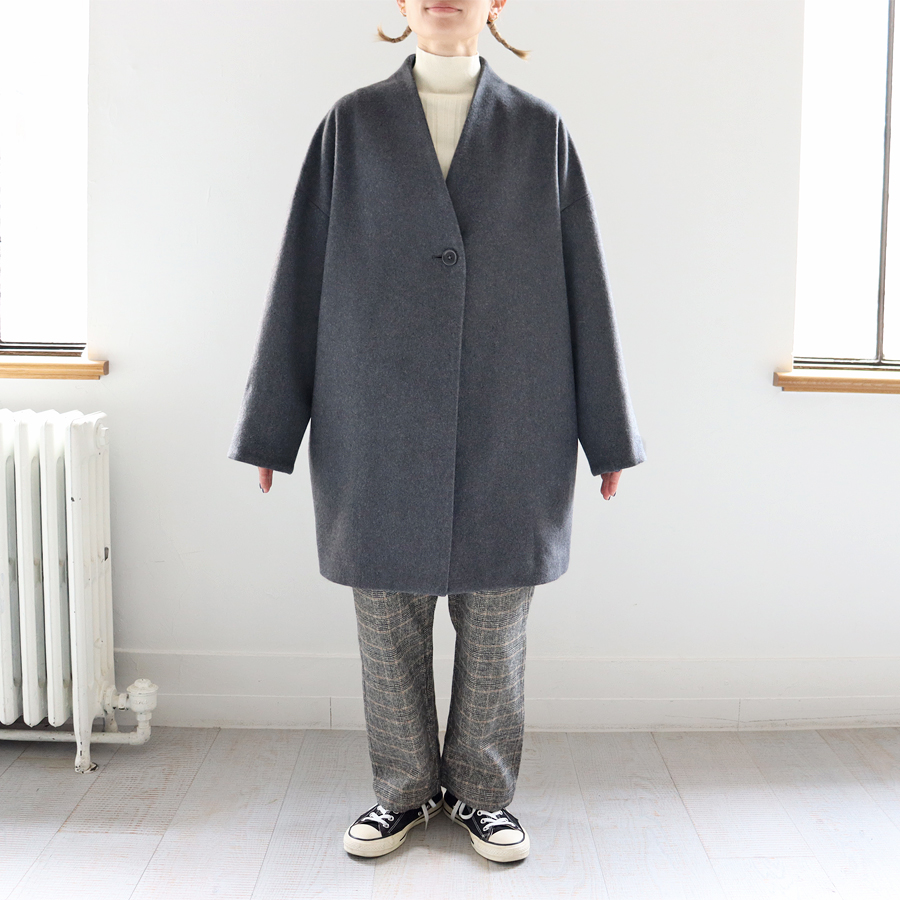 TRAVAIL MANUEL (トラバイユマニュアル) ウールビーバー・ネイプカラー