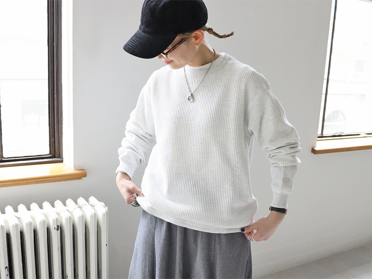 THE NORTH FACE (ザ ノースフェイス) L/S Warm Waffle Crew (ワッフル