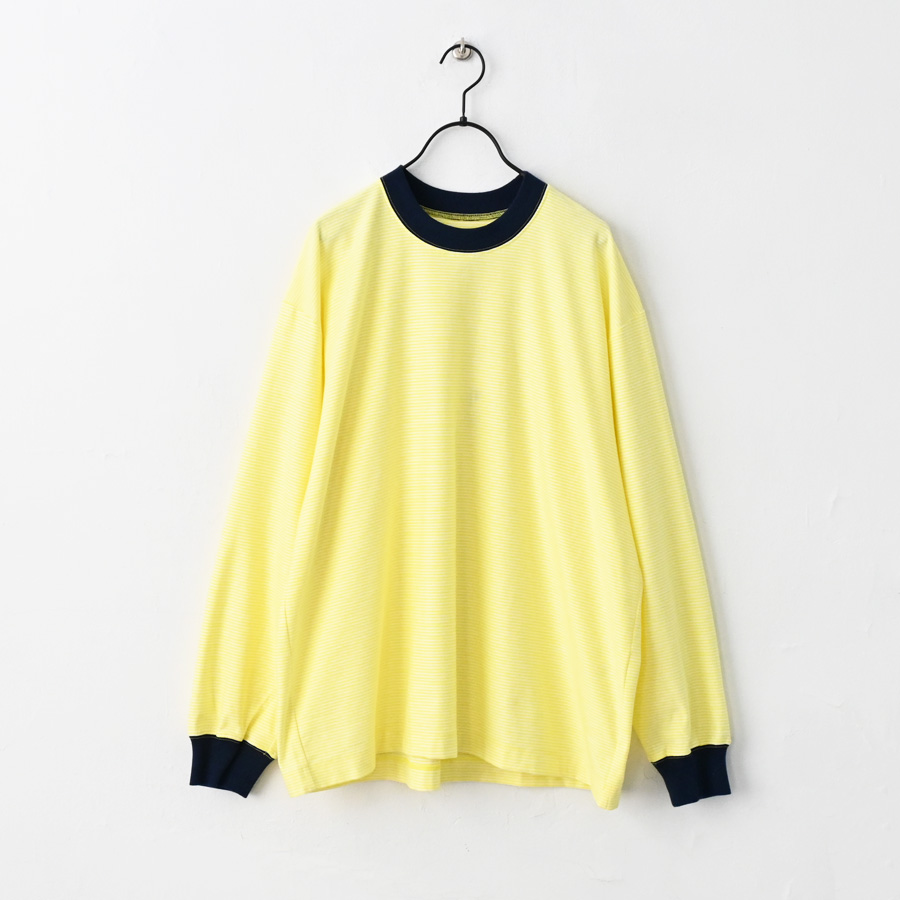 PERS PROJECTS (パースプロジェクト) VICTOR L/S BLIND BORDER TEE