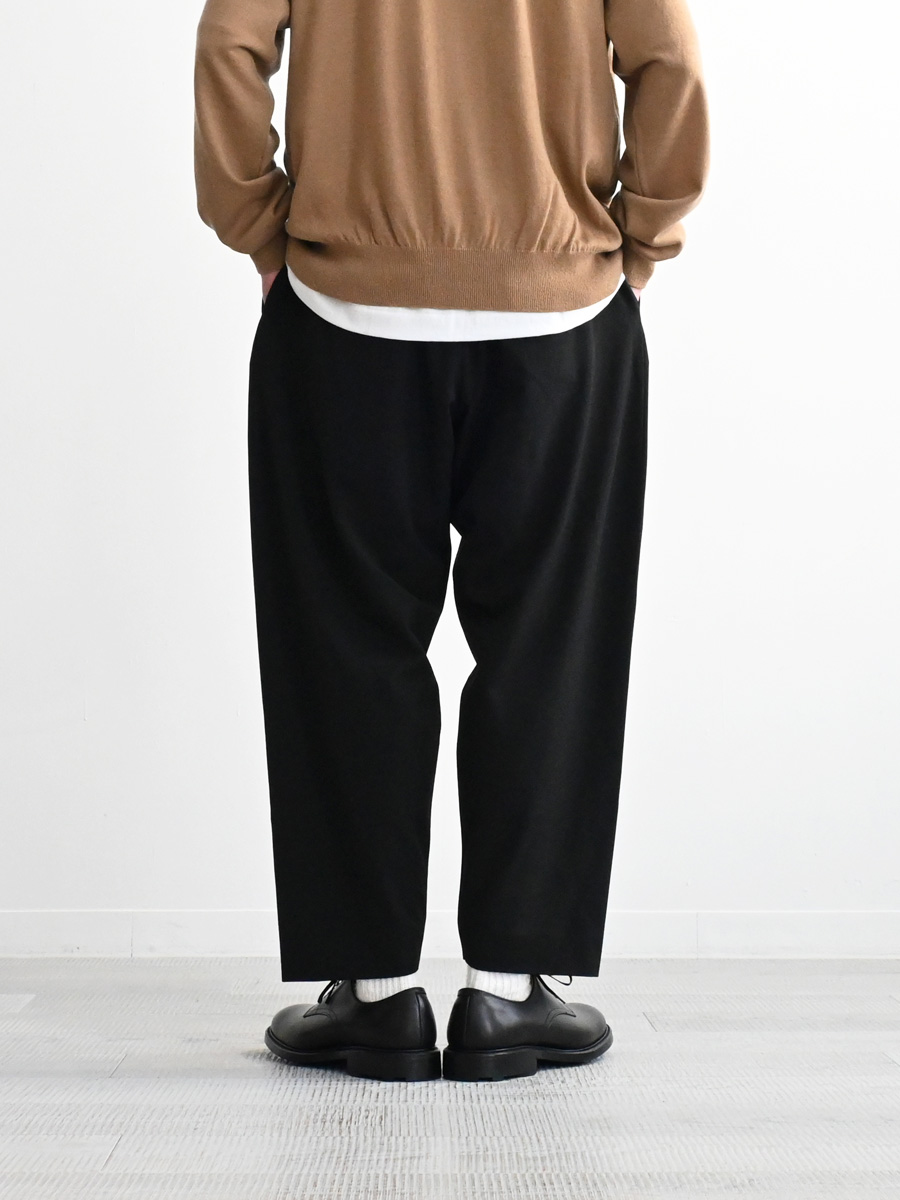 YAECA CONTEMPO (ヤエカコンテンポ) 2-WAY,Two-Tuck Tapered Trousers