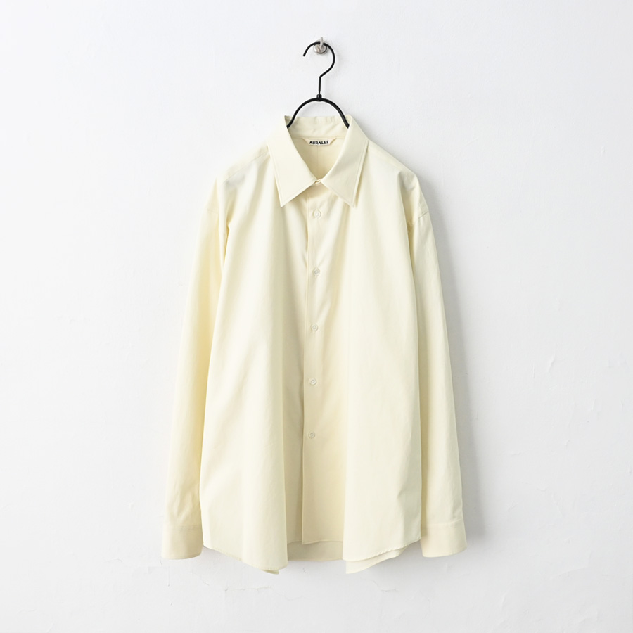 AURALEE (オーラリー) WASHED FINX TWILL SHIRT