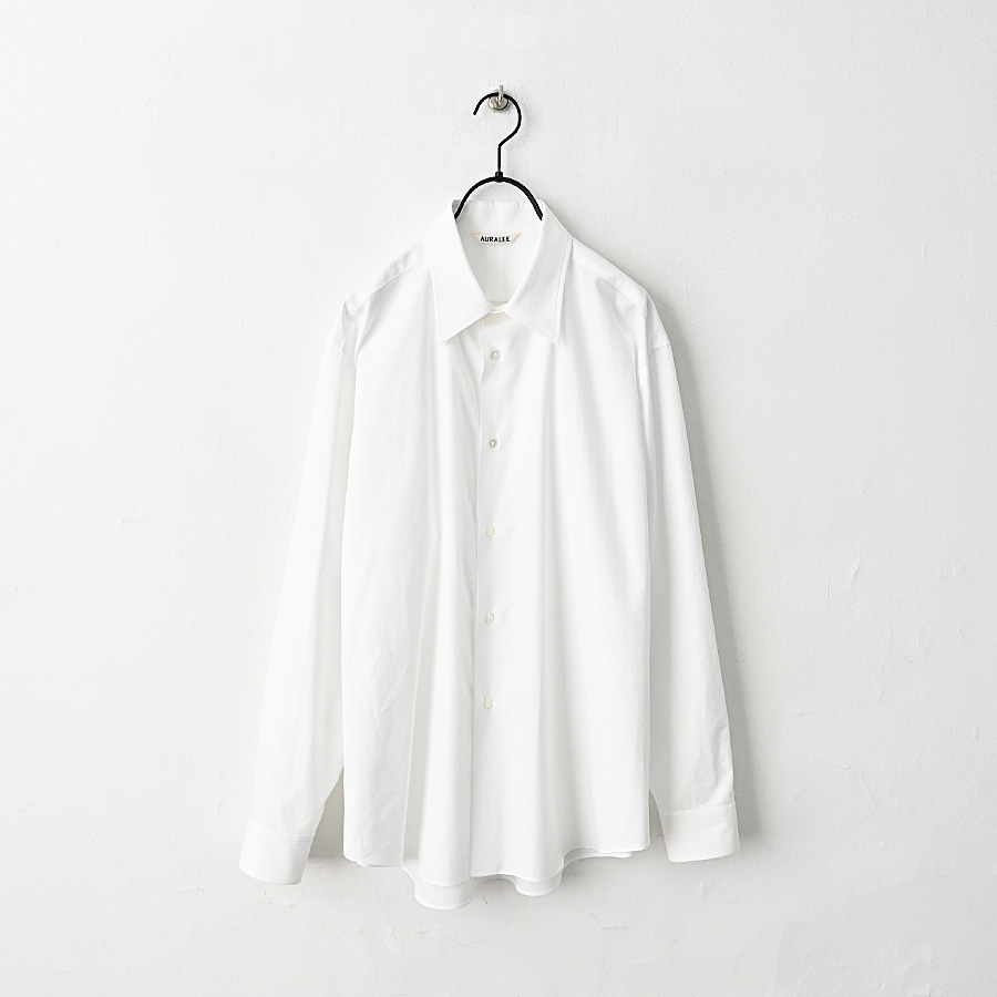 AURALEE (オーラリー) WASHED FINX TWILL SHIRT