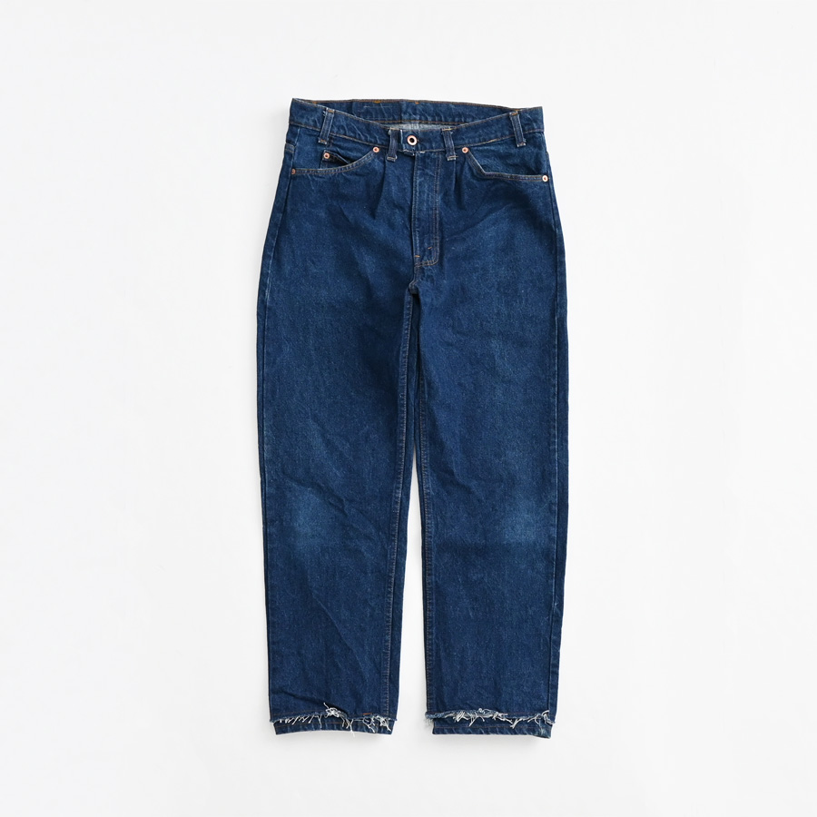 CHANGES (チェンジーズ) REMAKE ONE TUCK LAYERED DENIM PANTS