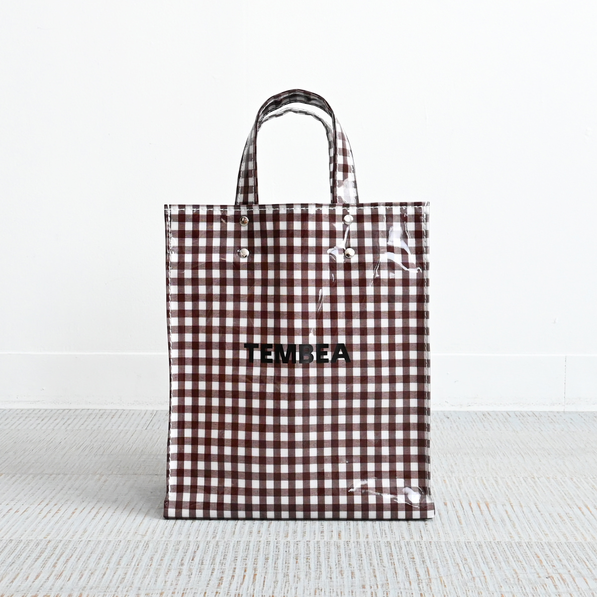 TEMBEA(テンベア) PAPER TOTE SMALL GINGHAM