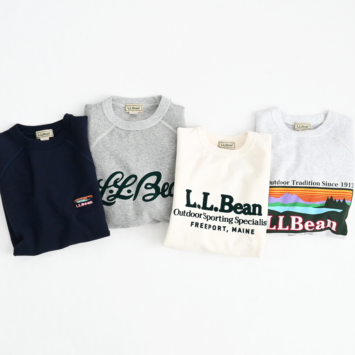 L.L.Bean(エルエルビーン) ポーテージ・クルーネック・スウェットシャツ