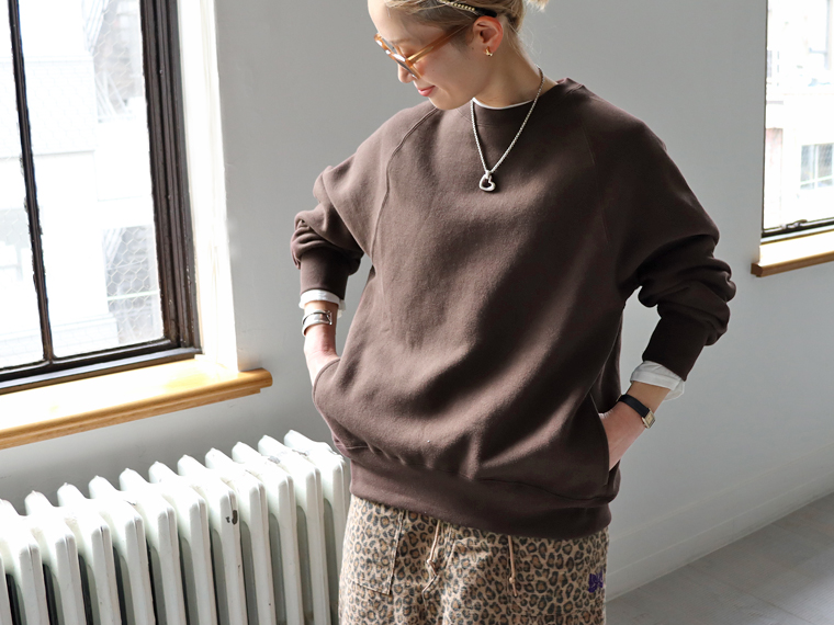 Americana (アメリカーナ) ボリュームスリーブ・クルーネック