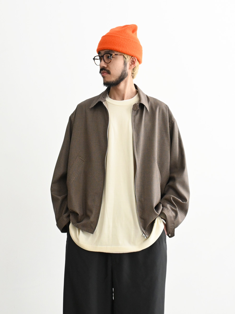 KAPTAIN SUNSHINE Summer Wool Zip Blouson