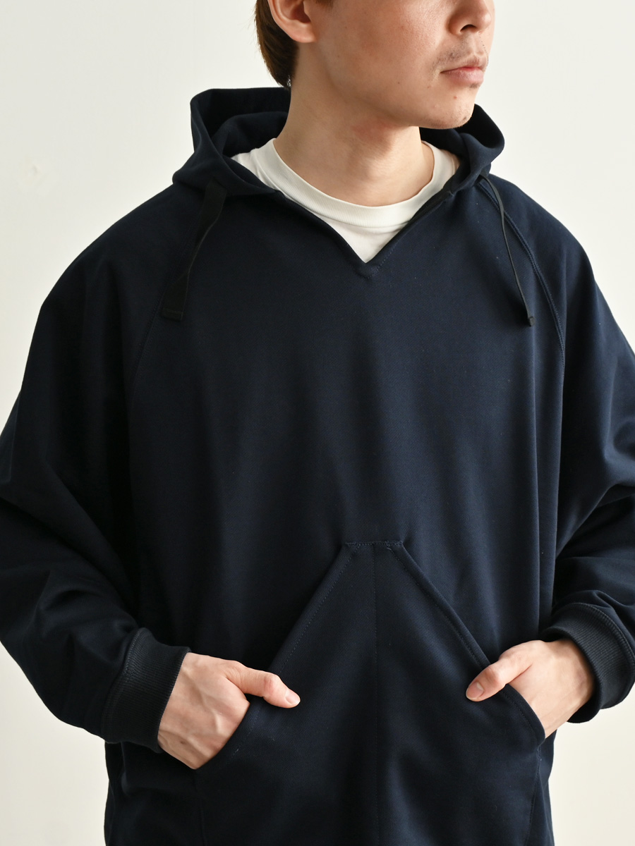 HAVERSACK ハイゲージ裏毛 ラグランパーカー