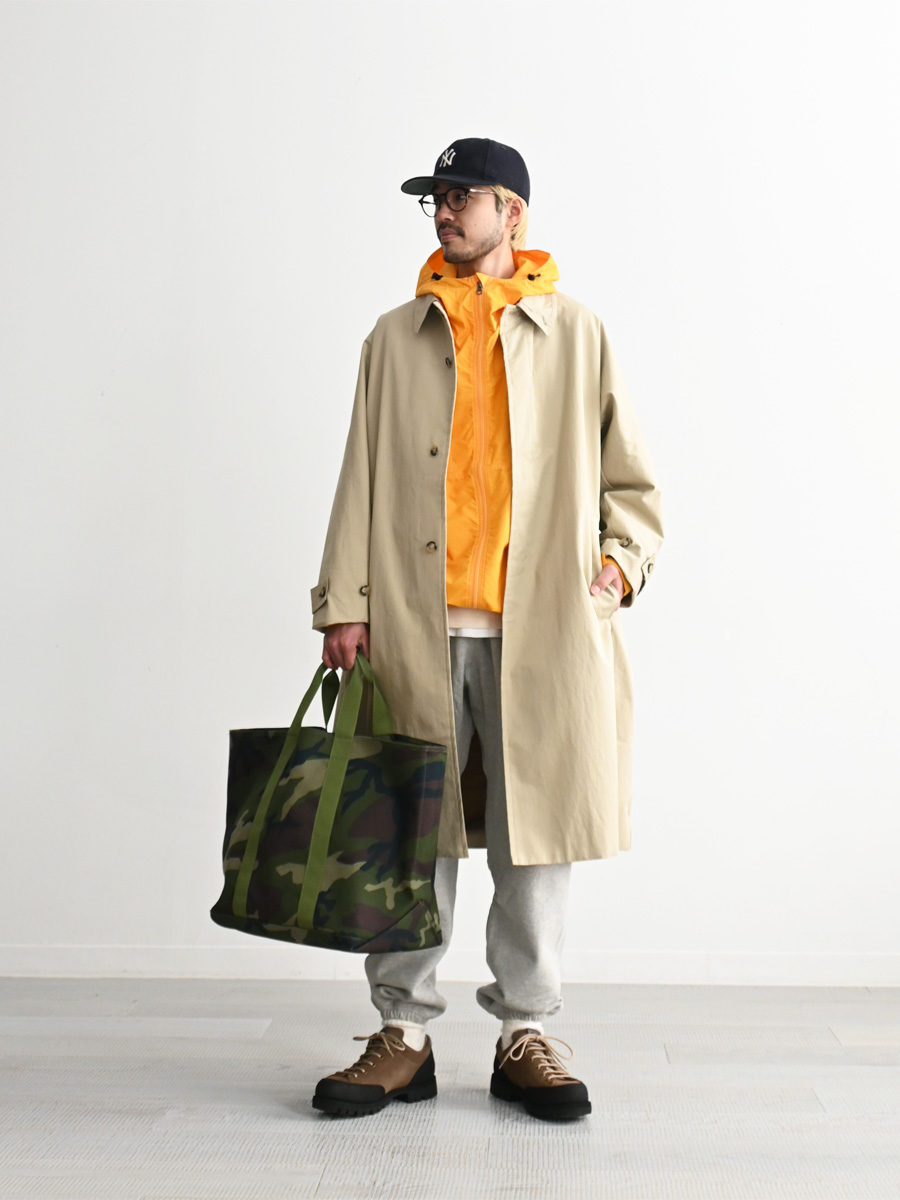 ONE FIFTH (ワンフィフス) ウールメルトン・ステンカラーコート