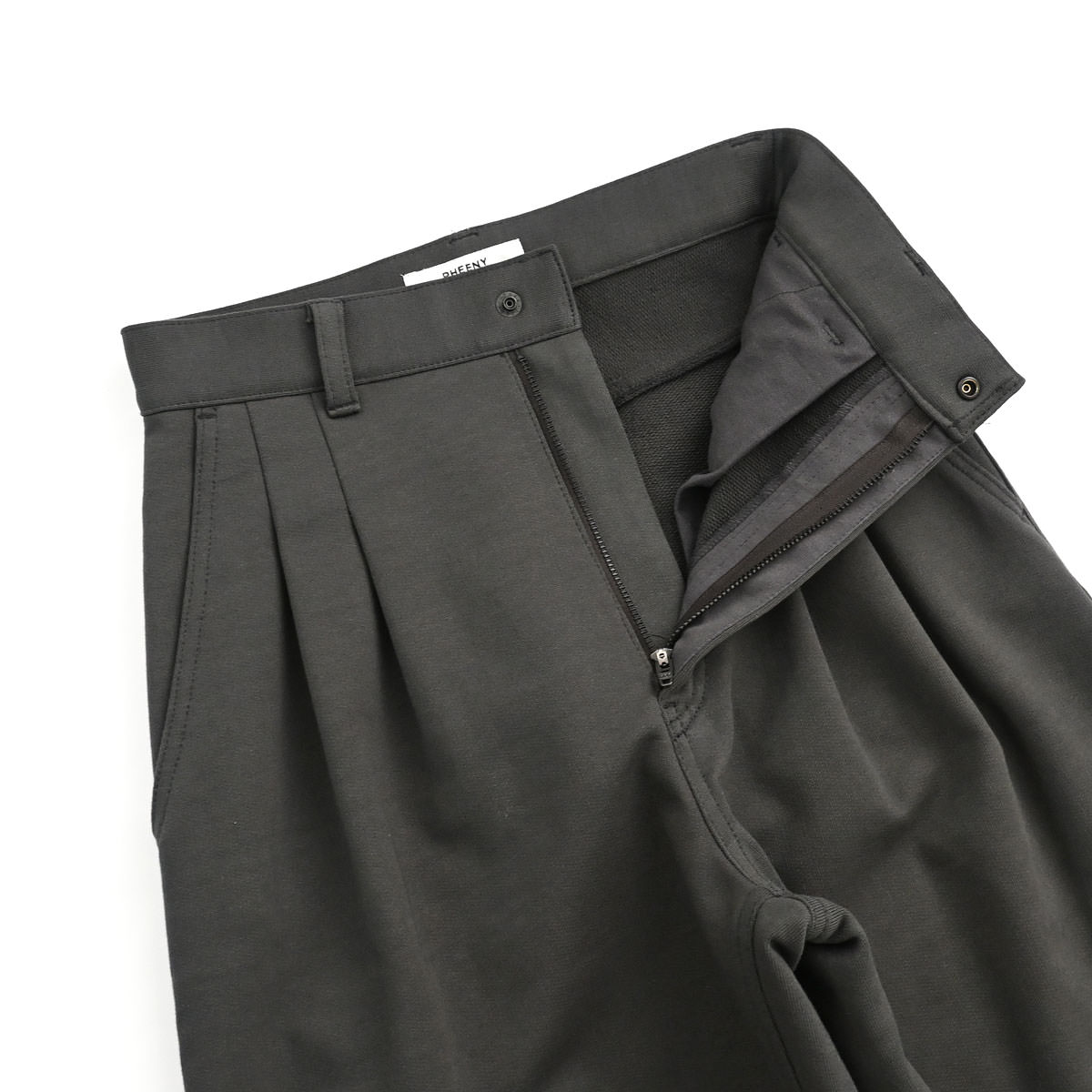 PHEENY(フィーニー) Hard Compact French Terry Wide Pants