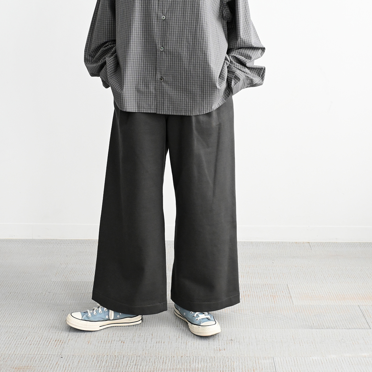 PHEENY(フィーニー) Hard Compact French Terry Wide Pants