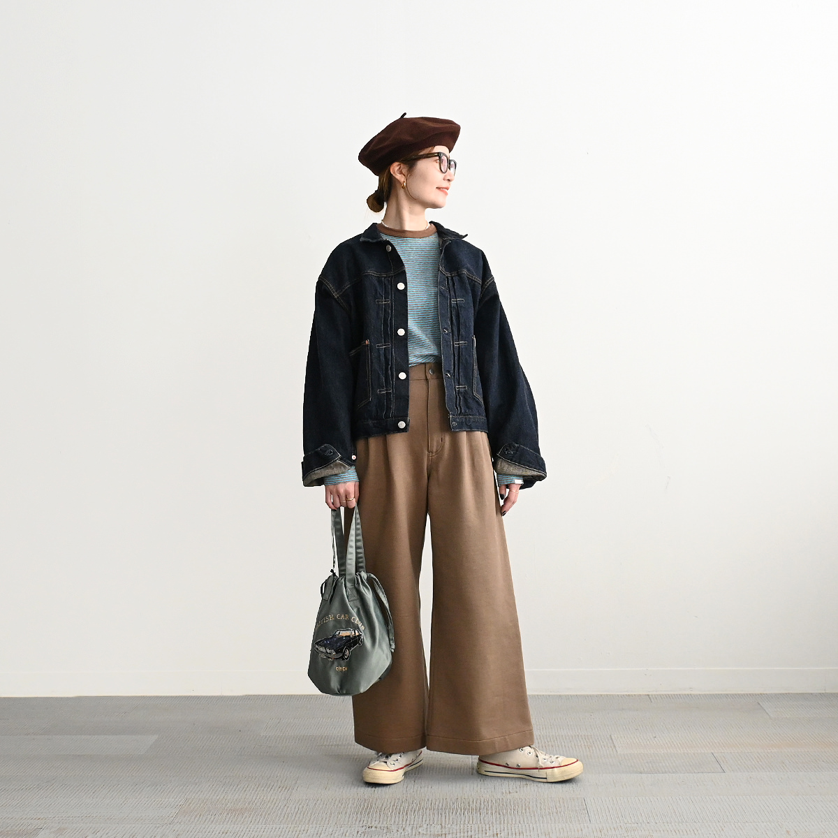 PHEENY(フィーニー) Hard Compact French Terry Wide Pants