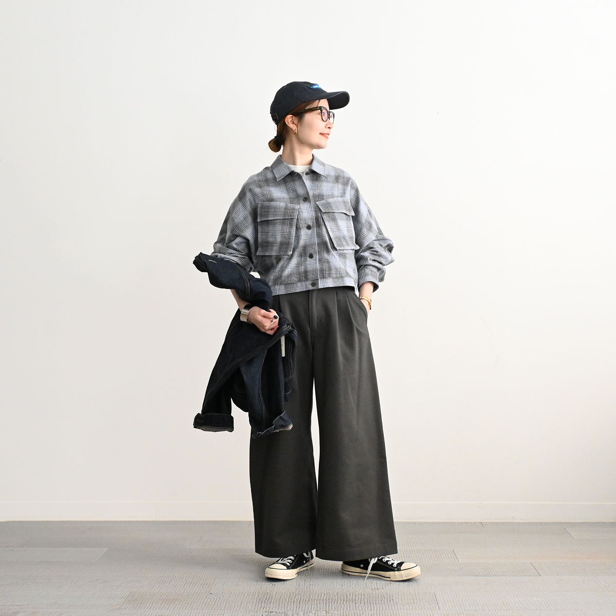 PHEENY(フィーニー) Hard Compact French Terry Wide Pants