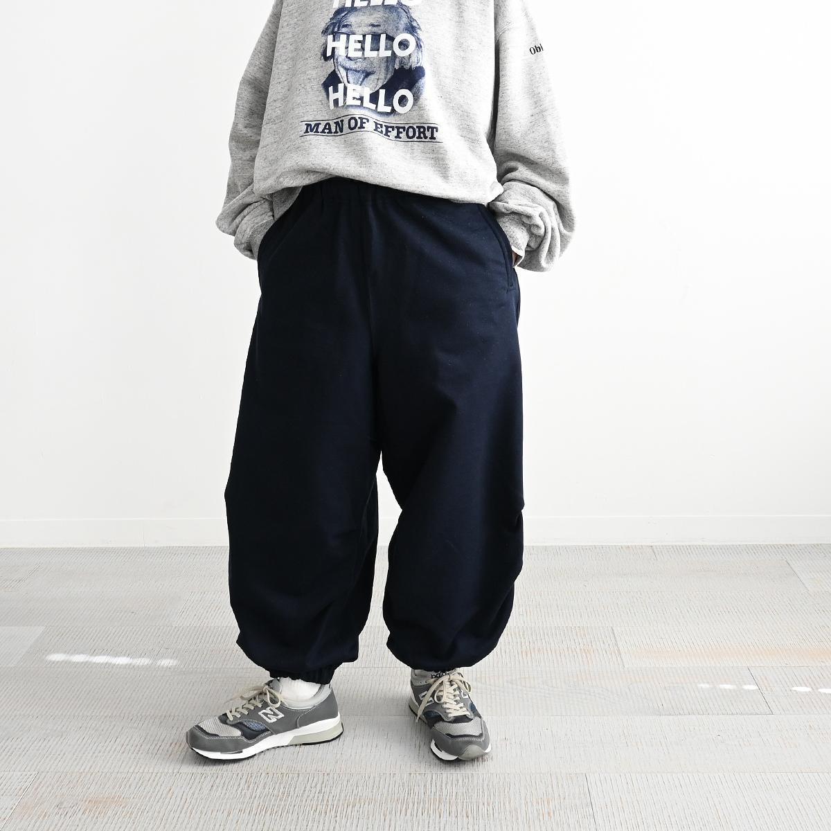 HAVERSACK(ハバーサック) ハイゲージ裏毛 トラックパンツ