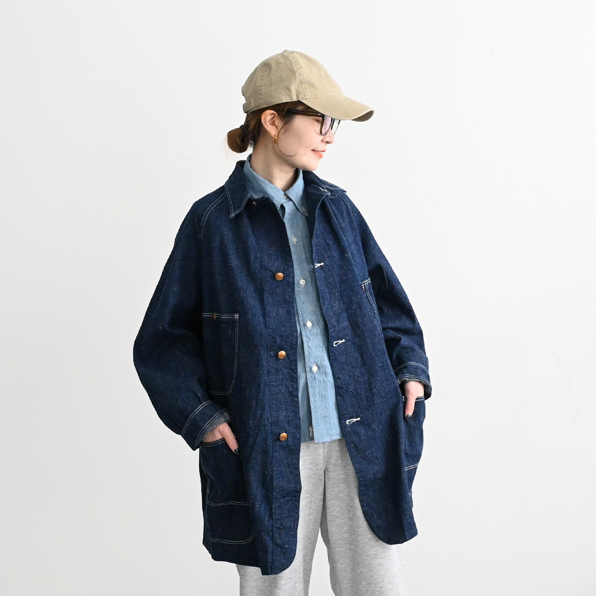 orslow(オアスロウ) LOOSE FIT DENIM COVERALL(ルーズフィットデニム