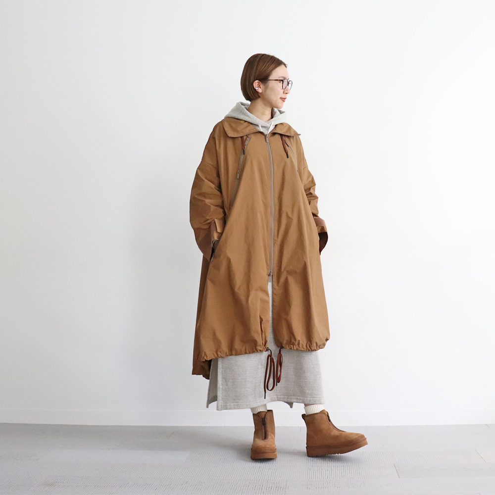 White Mountaineering (ホワイトマウンテニアリング) HOODED A LINE COAT