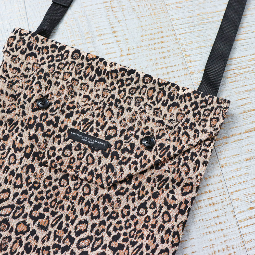 ENGINEERED GARMENTS(エンジニアードガーメンツ) Shoulder Pouch -CP Leopard Jacquard
